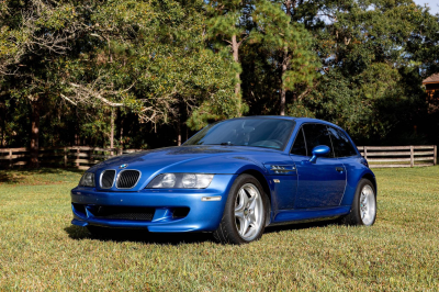 1999 BMW M Coupe in Estoril Blue Metallic over Estoril Blue & Black Nappa