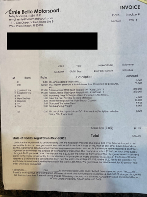 1999 BMW M Coupe in Estoril Blue Metallic over Estoril Blue & Black Nappa