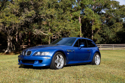 1999 BMW M Coupe in Estoril Blue Metallic over Estoril Blue & Black Nappa