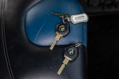 1999 BMW M Coupe in Estoril Blue Metallic over Estoril Blue & Black Nappa