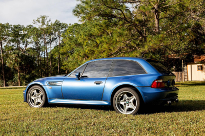 1999 BMW M Coupe in Estoril Blue Metallic over Estoril Blue & Black Nappa