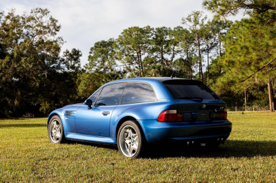 1999 BMW M Coupe in Estoril Blue Metallic over Estoril Blue & Black Nappa