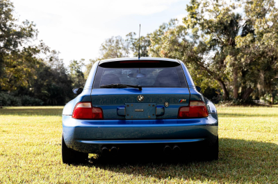 1999 BMW M Coupe in Estoril Blue Metallic over Estoril Blue & Black Nappa