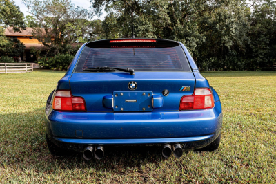 1999 BMW M Coupe in Estoril Blue Metallic over Estoril Blue & Black Nappa