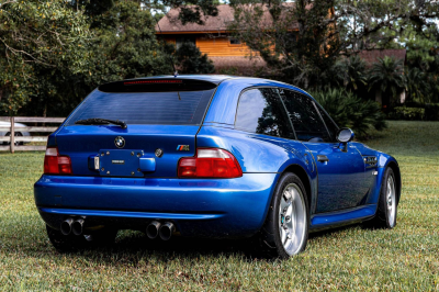 1999 BMW M Coupe in Estoril Blue Metallic over Estoril Blue & Black Nappa