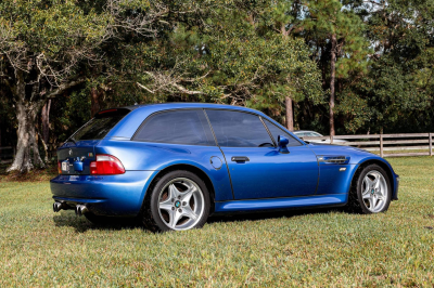 1999 BMW M Coupe in Estoril Blue Metallic over Estoril Blue & Black Nappa