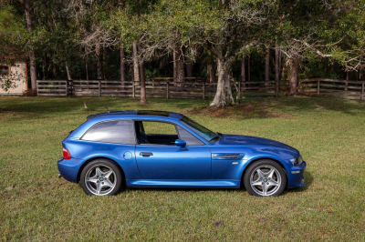 1999 BMW M Coupe in Estoril Blue Metallic over Estoril Blue & Black Nappa