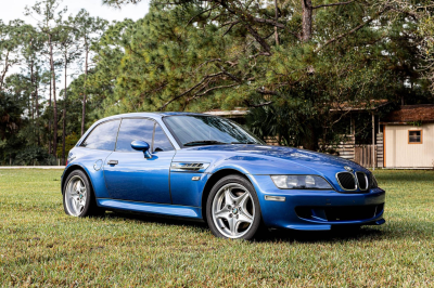 1999 BMW M Coupe in Estoril Blue Metallic over Estoril Blue & Black Nappa