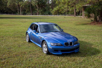 1999 BMW M Coupe in Estoril Blue Metallic over Estoril Blue & Black Nappa