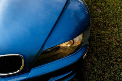 1999 BMW M Coupe in Estoril Blue Metallic over Estoril Blue & Black Nappa