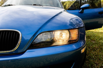 1999 BMW M Coupe in Estoril Blue Metallic over Estoril Blue & Black Nappa
