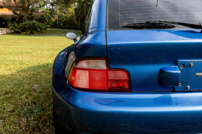 1999 BMW M Coupe in Estoril Blue Metallic over Estoril Blue & Black Nappa