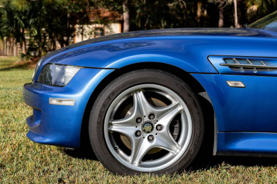 1999 BMW M Coupe in Estoril Blue Metallic over Estoril Blue & Black Nappa