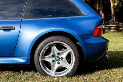 1999 BMW M Coupe in Estoril Blue Metallic over Estoril Blue & Black Nappa