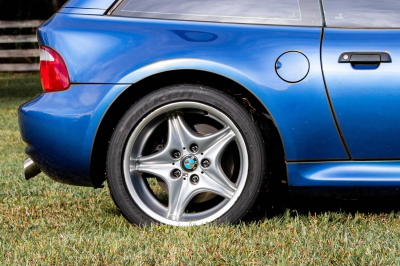 1999 BMW M Coupe in Estoril Blue Metallic over Estoril Blue & Black Nappa