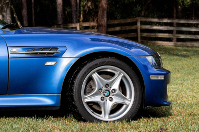 1999 BMW M Coupe in Estoril Blue Metallic over Estoril Blue & Black Nappa