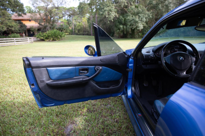 1999 BMW M Coupe in Estoril Blue Metallic over Estoril Blue & Black Nappa