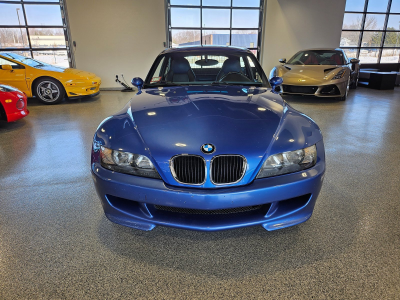 1999 BMW M Coupe in Estoril Blue Metallic over Estoril Blue & Black Nappa