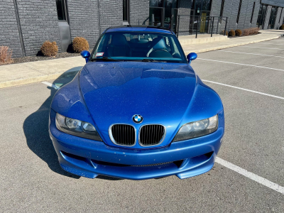1999 BMW M Coupe in Estoril Blue Metallic over Estoril Blue & Black Nappa