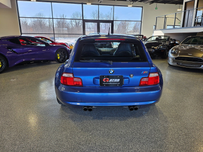 1999 BMW M Coupe in Estoril Blue Metallic over Estoril Blue & Black Nappa