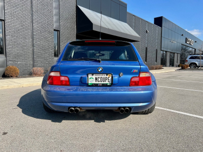 1999 BMW M Coupe in Estoril Blue Metallic over Estoril Blue & Black Nappa