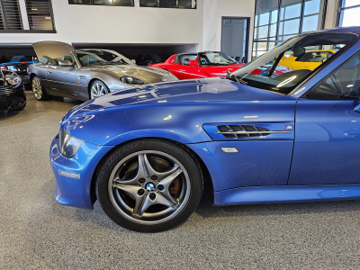 1999 BMW M Coupe in Estoril Blue Metallic over Estoril Blue & Black Nappa