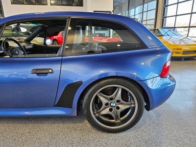 1999 BMW M Coupe in Estoril Blue Metallic over Estoril Blue & Black Nappa