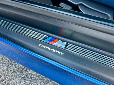 1999 BMW M Coupe in Estoril Blue Metallic over Estoril Blue & Black Nappa