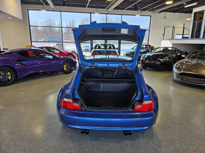 1999 BMW M Coupe in Estoril Blue Metallic over Estoril Blue & Black Nappa