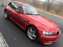 1999 BMW M Coupe in Imola Red 2 over Imola Red & Black Nappa