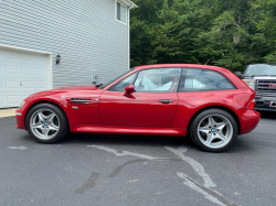 1999 BMW M Coupe in Imola Red 2 over Imola Red & Black Nappa