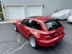 1999 BMW M Coupe in Imola Red 2 over Imola Red & Black Nappa