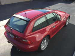 1999 BMW M Coupe in Imola Red 2 over Imola Red & Black Nappa