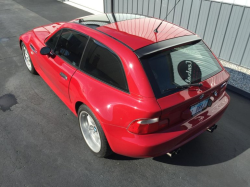 1999 BMW M Coupe in Imola Red 2 over Imola Red & Black Nappa