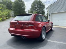 1999 BMW M Coupe in Imola Red 2 over Imola Red & Black Nappa