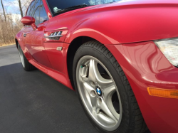 1999 BMW M Coupe in Imola Red 2 over Imola Red & Black Nappa