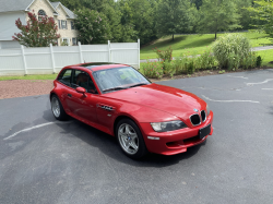 1999 BMW M Coupe in Imola Red 2 over Imola Red & Black Nappa