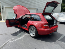 1999 BMW M Coupe in Imola Red 2 over Imola Red & Black Nappa