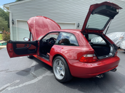 1999 BMW M Coupe in Imola Red 2 over Imola Red & Black Nappa