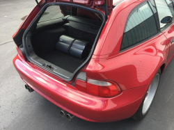 1999 BMW M Coupe in Imola Red 2 over Imola Red & Black Nappa