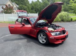 1999 BMW M Coupe in Imola Red 2 over Imola Red & Black Nappa