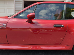 1999 BMW M Coupe in Imola Red 2 over Imola Red & Black Nappa