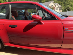 1999 BMW M Coupe in Imola Red 2 over Imola Red & Black Nappa