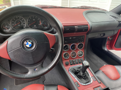 1999 BMW M Coupe in Imola Red 2 over Imola Red & Black Nappa