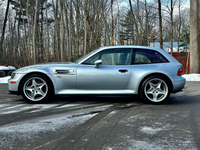 1999 BMW M Coupe in Arctic Silver Metallic over Dark Gray & Black Nappa