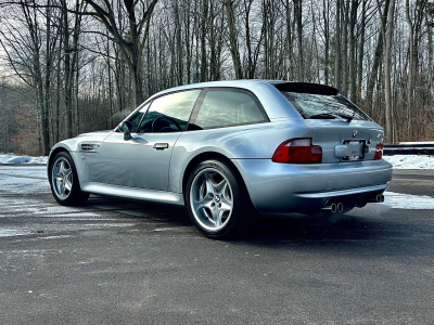 1999 BMW M Coupe in Arctic Silver Metallic over Dark Gray & Black Nappa