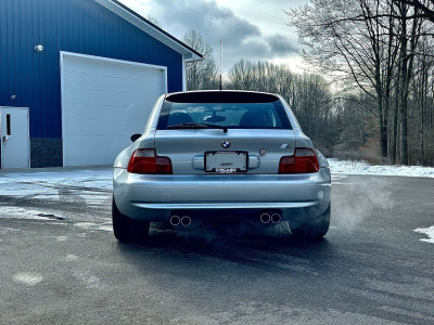 1999 BMW M Coupe in Arctic Silver Metallic over Dark Gray & Black Nappa