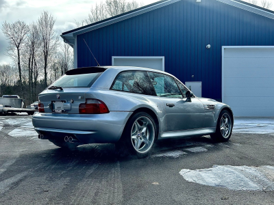 1999 BMW M Coupe in Arctic Silver Metallic over Dark Gray & Black Nappa