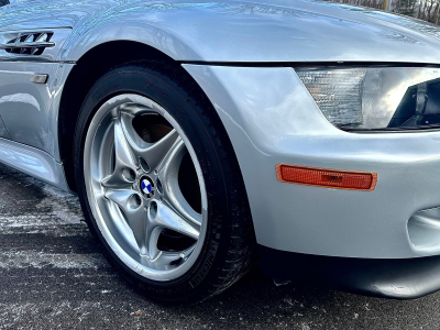 1999 BMW M Coupe in Arctic Silver Metallic over Dark Gray & Black Nappa