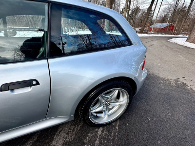 1999 BMW M Coupe in Arctic Silver Metallic over Dark Gray & Black Nappa